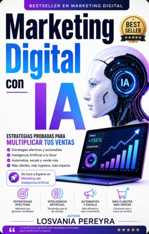 Marketing Digital con Inteligencia Artificial: Aprende a crear, automatizar y escalar estrategias de marketing utilizando herramientas de Inteligencia Artificial y aumentar tus ventas.